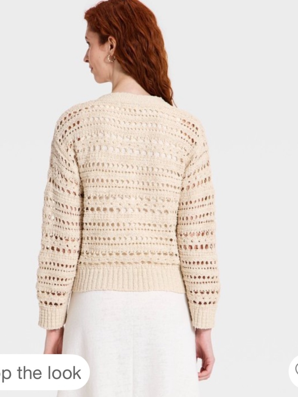 Universal Threads  /Open-Knit Button Cardigan - Picture 8 of 9